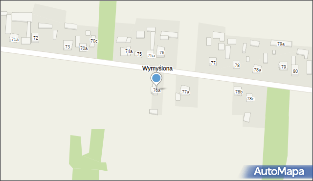 Krajno Pierwsze, Krajno Pierwsze, 76a, mapa Krajno Pierwsze