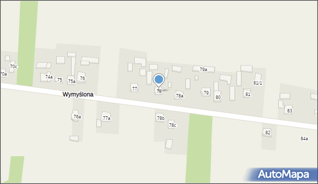 Krajno Pierwsze, Krajno Pierwsze, 78, mapa Krajno Pierwsze