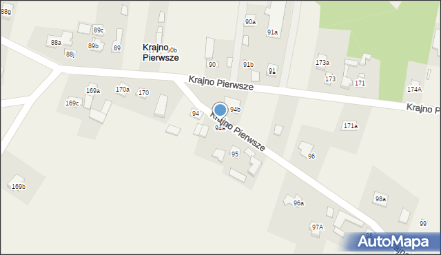 Krajno Pierwsze, Krajno Pierwsze, 94a, mapa Krajno Pierwsze