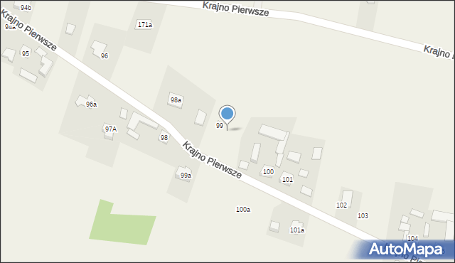 Krajno Pierwsze, Krajno Pierwsze, 99d, mapa Krajno Pierwsze