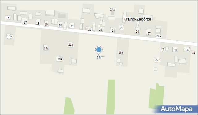 Krajno-Zagórze, Krajno-Zagórze, 23c, mapa Krajno-Zagórze