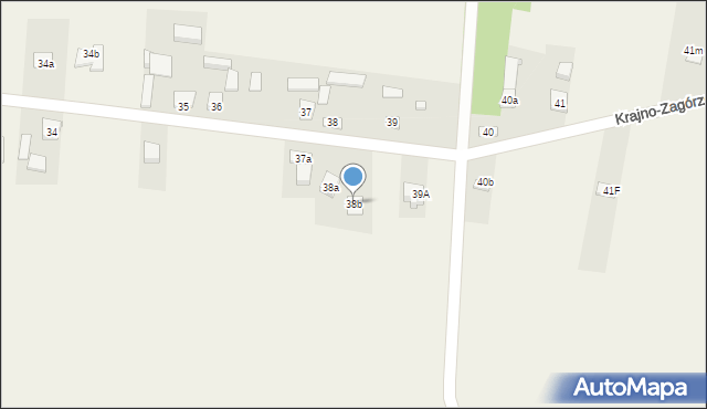 Krajno-Zagórze, Krajno-Zagórze, 38b, mapa Krajno-Zagórze