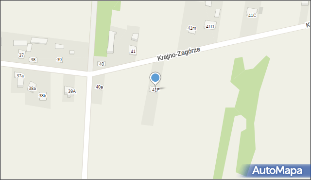 Krajno-Zagórze, Krajno-Zagórze, 41F, mapa Krajno-Zagórze