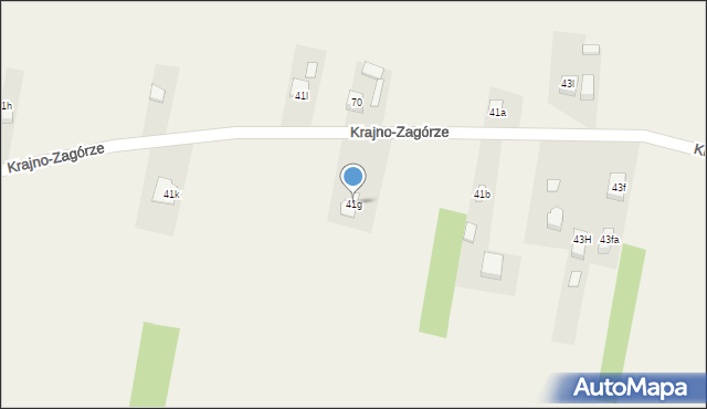 Krajno-Zagórze, Krajno-Zagórze, 41g, mapa Krajno-Zagórze