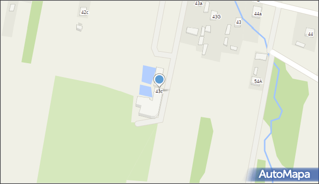 Krajno-Zagórze, Krajno-Zagórze, 43c, mapa Krajno-Zagórze