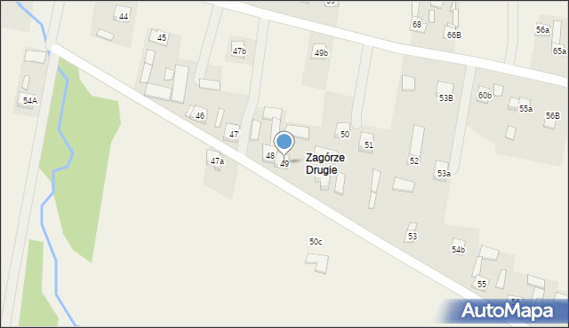 Krajno-Zagórze, Krajno-Zagórze, 49, mapa Krajno-Zagórze