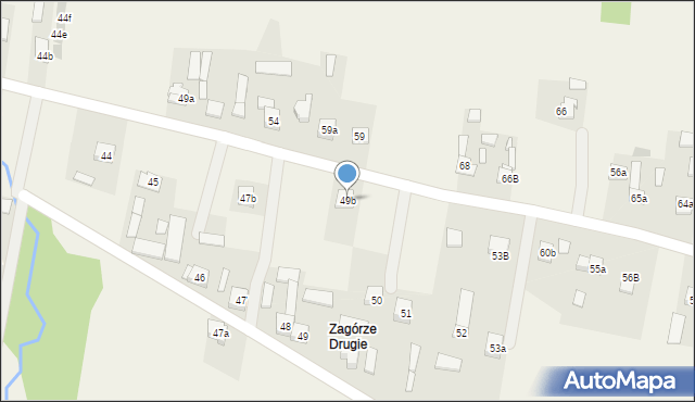 Krajno-Zagórze, Krajno-Zagórze, 49b, mapa Krajno-Zagórze
