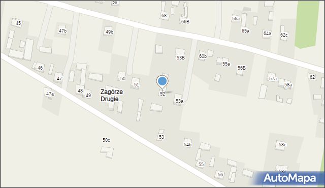 Krajno-Zagórze, Krajno-Zagórze, 52, mapa Krajno-Zagórze