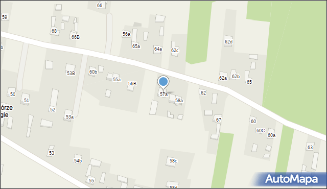 Krajno-Zagórze, Krajno-Zagórze, 57a, mapa Krajno-Zagórze