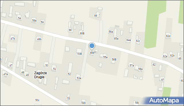 Krajno-Zagórze, Krajno-Zagórze, 60b, mapa Krajno-Zagórze