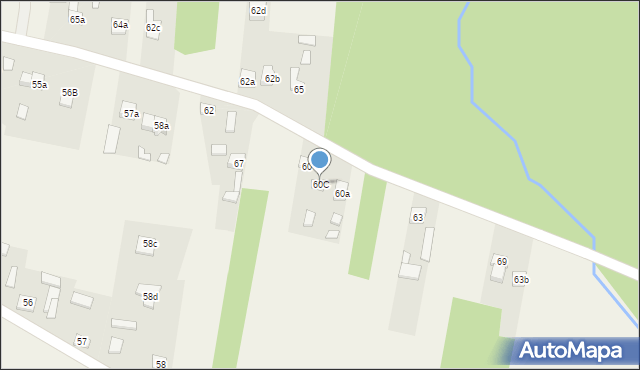 Krajno-Zagórze, Krajno-Zagórze, 61, mapa Krajno-Zagórze