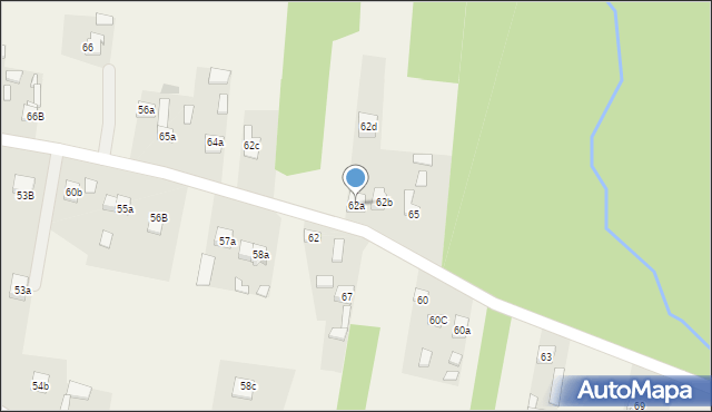 Krajno-Zagórze, Krajno-Zagórze, 62a, mapa Krajno-Zagórze