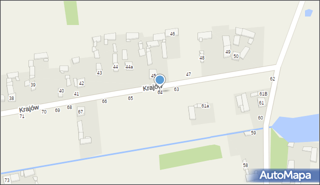 Krajów, Krajów, 64, mapa Krajów