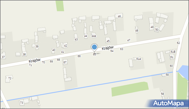 Krajów, Krajów, 65, mapa Krajów