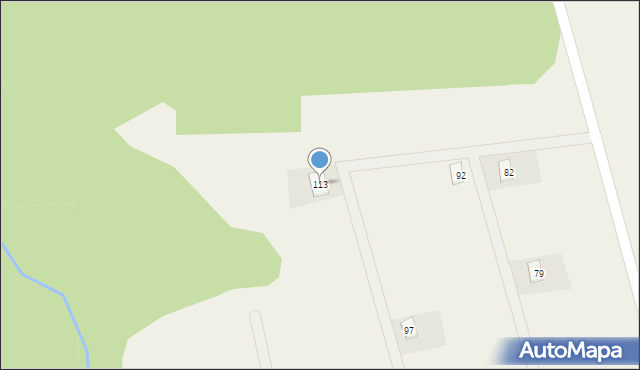 Krajów, Krajów, 113, mapa Krajów