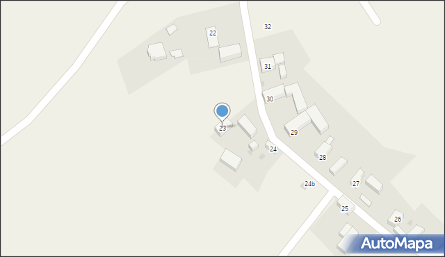 Krajów, Krajów, 23, mapa Krajów