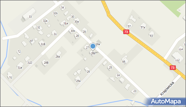 Krajowice, Krajowice, 26b, mapa Krajowice