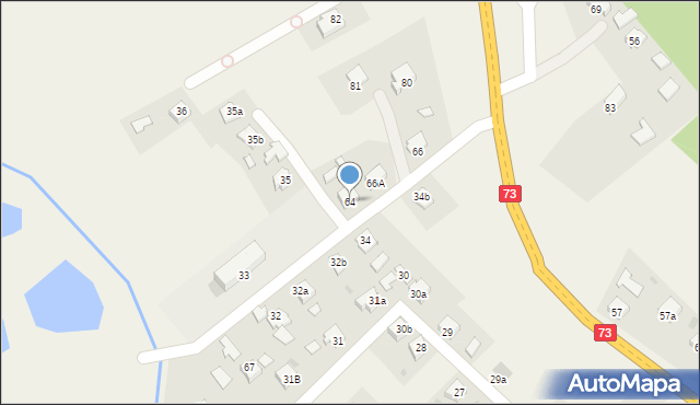 Krajowice, Krajowice, 64, mapa Krajowice