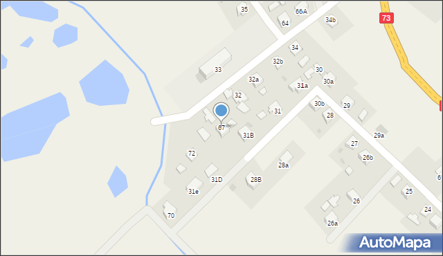 Krajowice, Krajowice, 67, mapa Krajowice