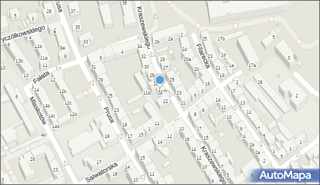 Kraków, Kraszewskiego Józefa Ignacego, 24, mapa Krakowa