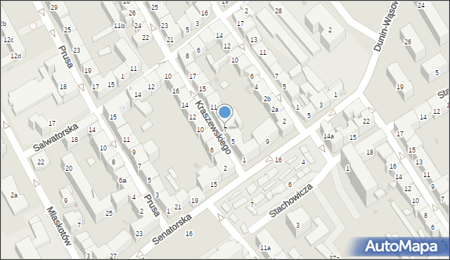 Kraków, Kraszewskiego Józefa Ignacego, 7, mapa Krakowa