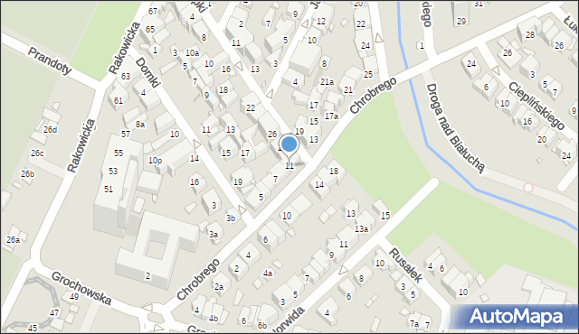 Kraków, Króla Bolesława Chrobrego, 11, mapa Krakowa