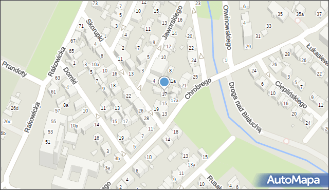 Kraków, Króla Bolesława Chrobrego, 17, mapa Krakowa