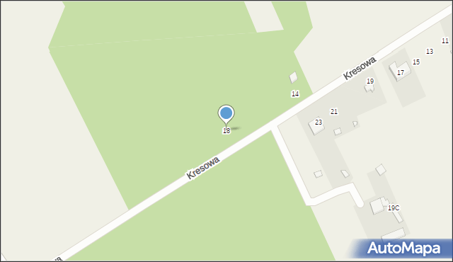 Krakowiany, Kresowa, 18, mapa Krakowiany
