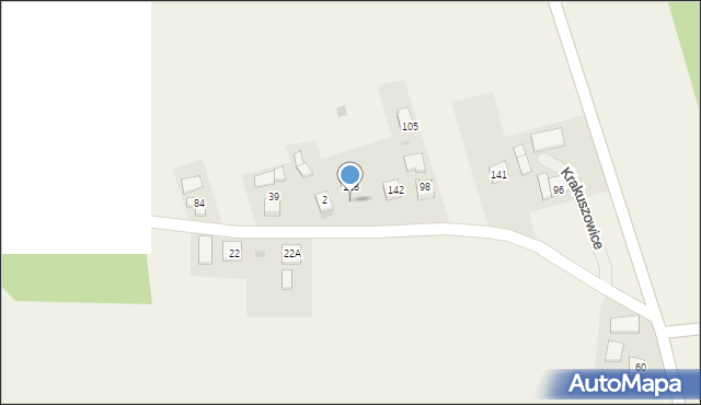 Krakuszowice, Krakuszowice, 68, mapa Krakuszowice