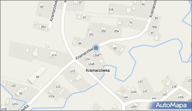 Kramarzówka, Kramarzówka, 104a, mapa Kramarzówka