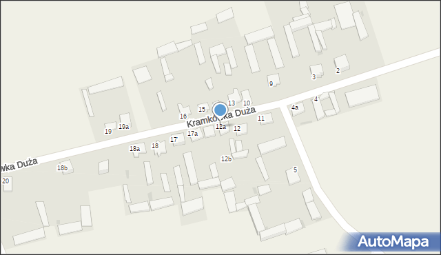 Kramkówka Duża, Kramkówka Duża, 12a, mapa Kramkówka Duża