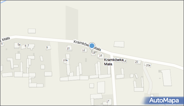 Kramkówka Mała, Kramkówka Mała, 15, mapa Kramkówka Mała