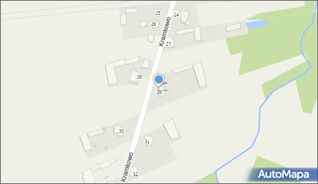 Kramkowo, Kramkowo, 29, mapa Kramkowo