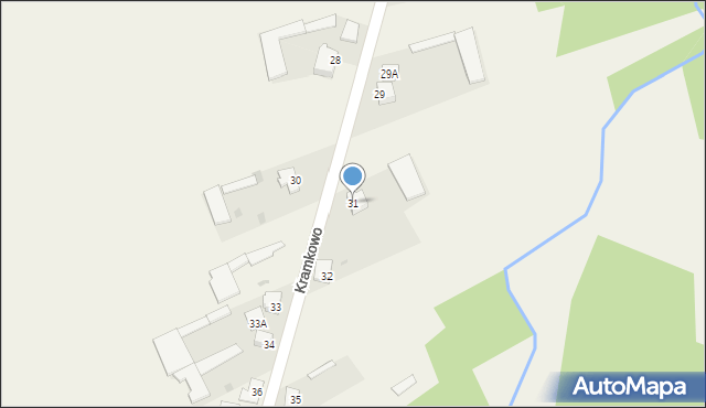 Kramkowo, Kramkowo, 31, mapa Kramkowo