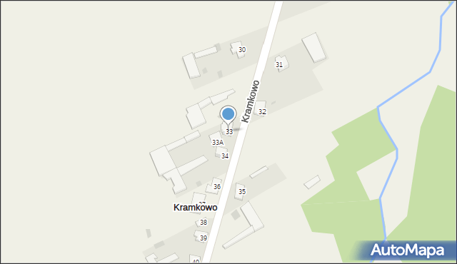 Kramkowo, Kramkowo, 33, mapa Kramkowo