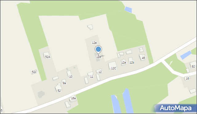 Kramsk, Kramsk-Łęgi, 12d, mapa Kramsk