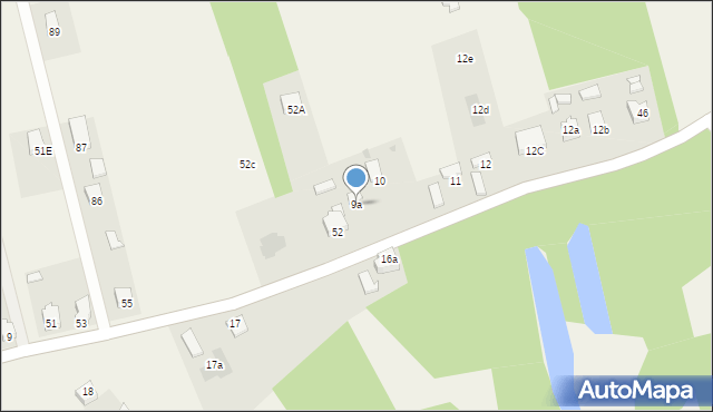 Kramsk, Kramsk-Łęgi, 9a, mapa Kramsk