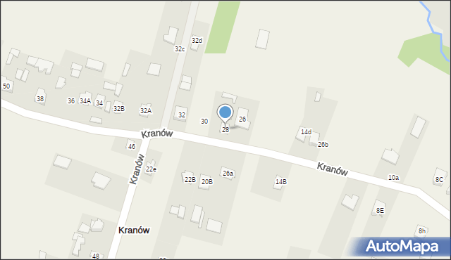 Kranów, Kranów, 28, mapa Kranów