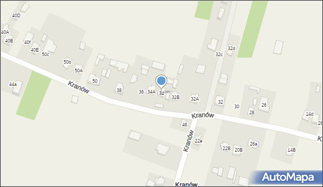 Kranów, Kranów, 34, mapa Kranów