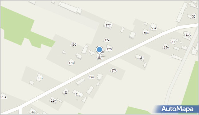 Kranów, Kranów, 46A, mapa Kranów