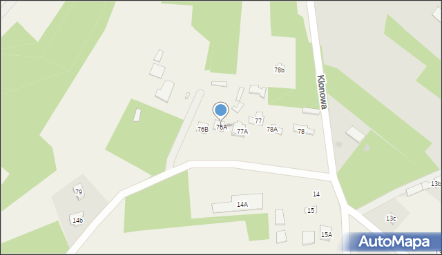 Kranów, Kranów, 76A, mapa Kranów