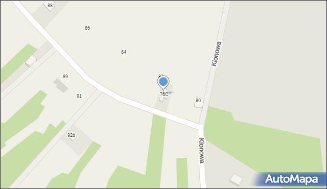 Kranów, Kranów, 76C, mapa Kranów