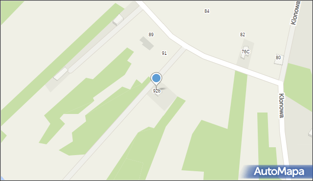 Kranów, Kranów, 92b, mapa Kranów