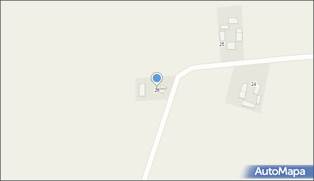 Krąpiewo, Krąpiewo, 26, mapa Krąpiewo