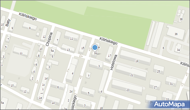 Krapkowice, Krasickiego, 11b, mapa Krapkowice