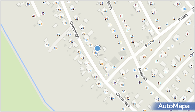 Krapkowice, Króla Bolesława Chrobrego, 38, mapa Krapkowice