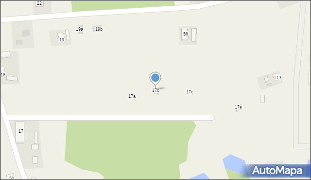 Krąplewice, Krąplewice, 17b, mapa Krąplewice