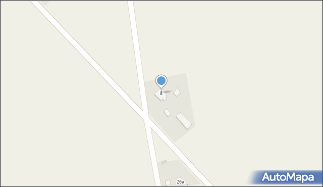 Krąplewice, Krąplewice, 8, mapa Krąplewice