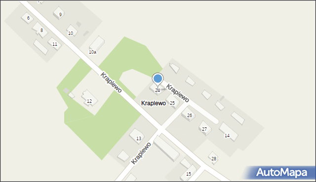 Kraplewo, Kraplewo, 24, mapa Kraplewo