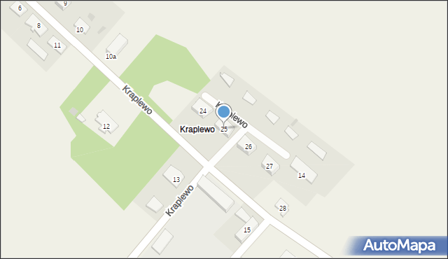 Kraplewo, Kraplewo, 25, mapa Kraplewo